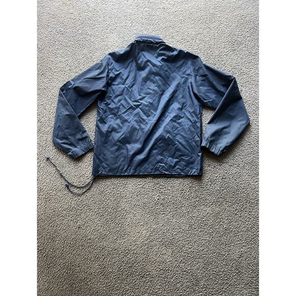 Vintage 80s Ocean Pacific OP Weather Wear Blue Surf Anorak Hooded Jacket small - Picture 9 of 9